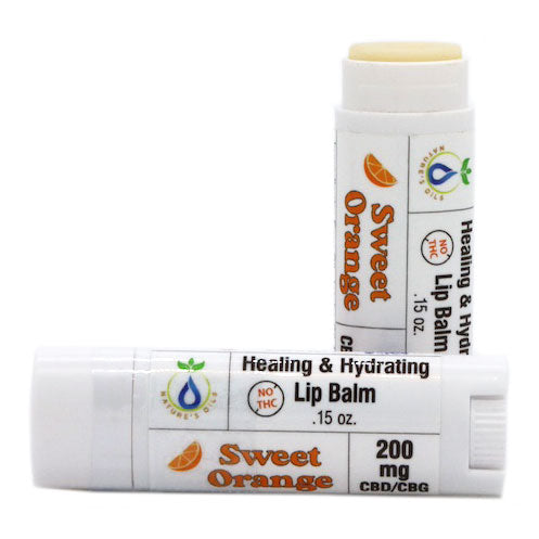 Lip Balm Healing & Hydrating CBD/ CBG - Sweet Orange