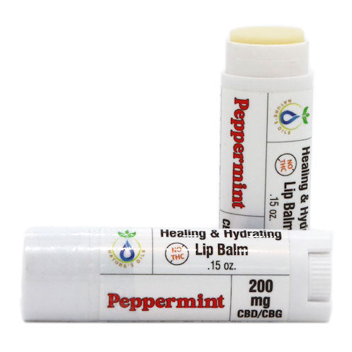 Lip Balm Healing & Hydrating CBD/ CBG - Peppermint