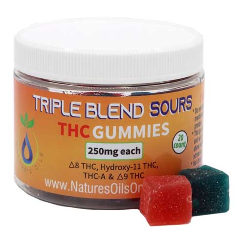 Triple Blend Sour Gummies - 20 count