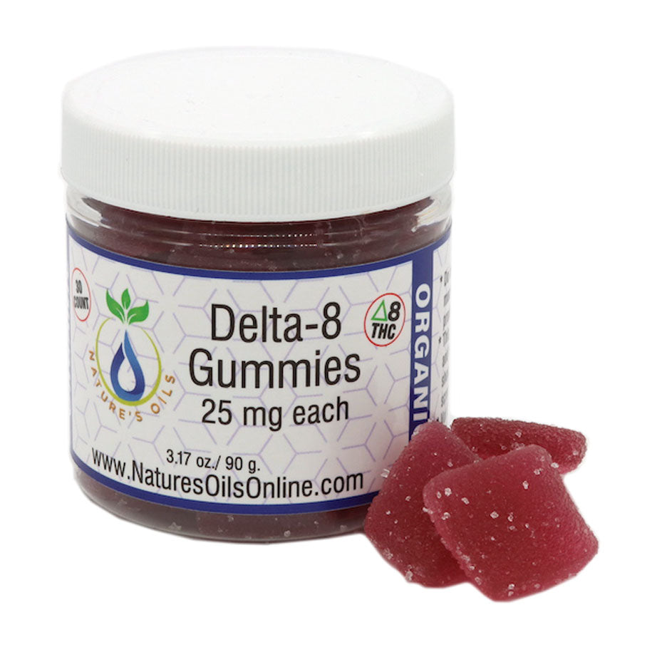 Delta-8 THC Gummies 25mg each  30-count