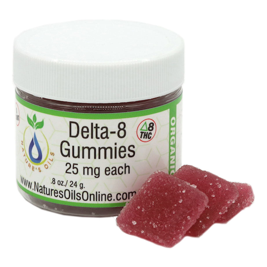 Delta-8 THC Gummies 25mg each  8-count