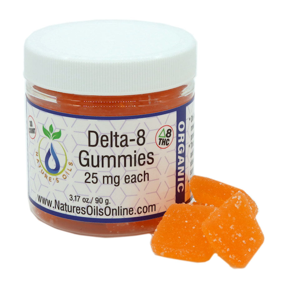 Delta-8 THC Gummies 25mg each  30-count