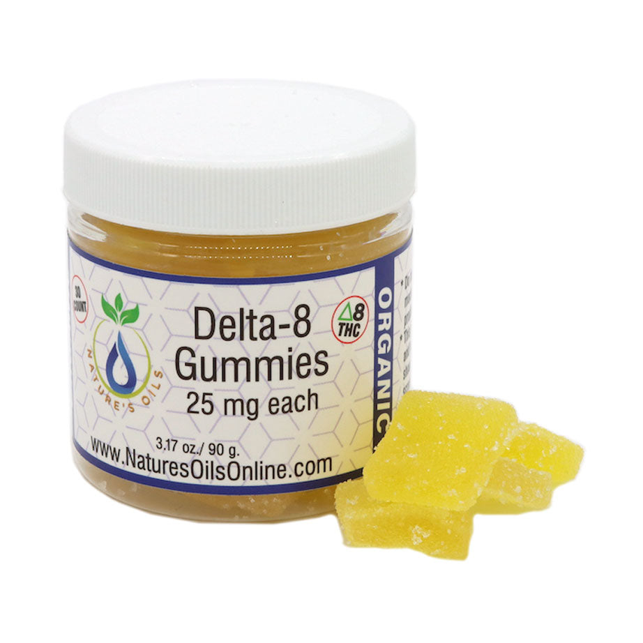 Delta-8 THC Gummies 25mg each  30-count