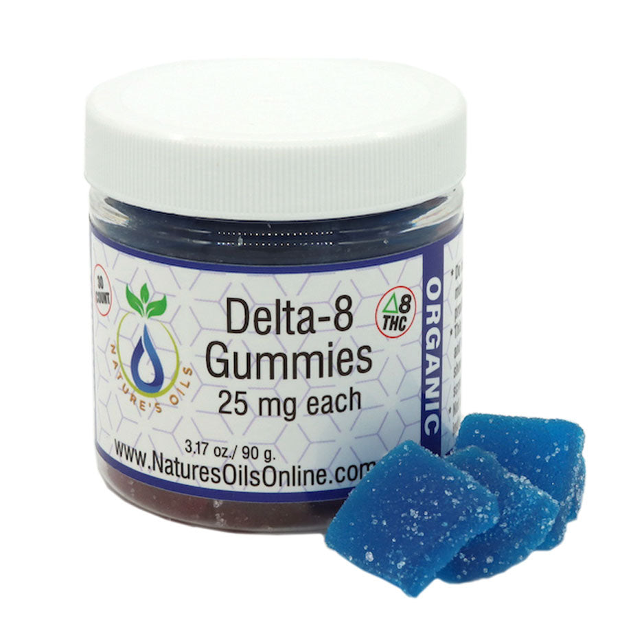 Delta-8 THC Gummies 25mg each  30-count